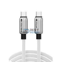 CABLE FTX FTX-CM240-ZSW2 USB-C/USB-C 2M P/IPHONE/240W BLANCO