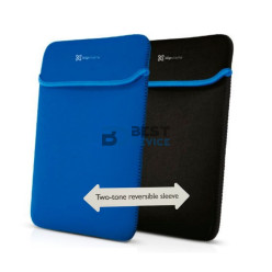 FUNDA PARA NOTEBOOK KLIP XTREME KNS-214BL KOLOURS 14.1" AZUL/NEGRO REVERSIBLE