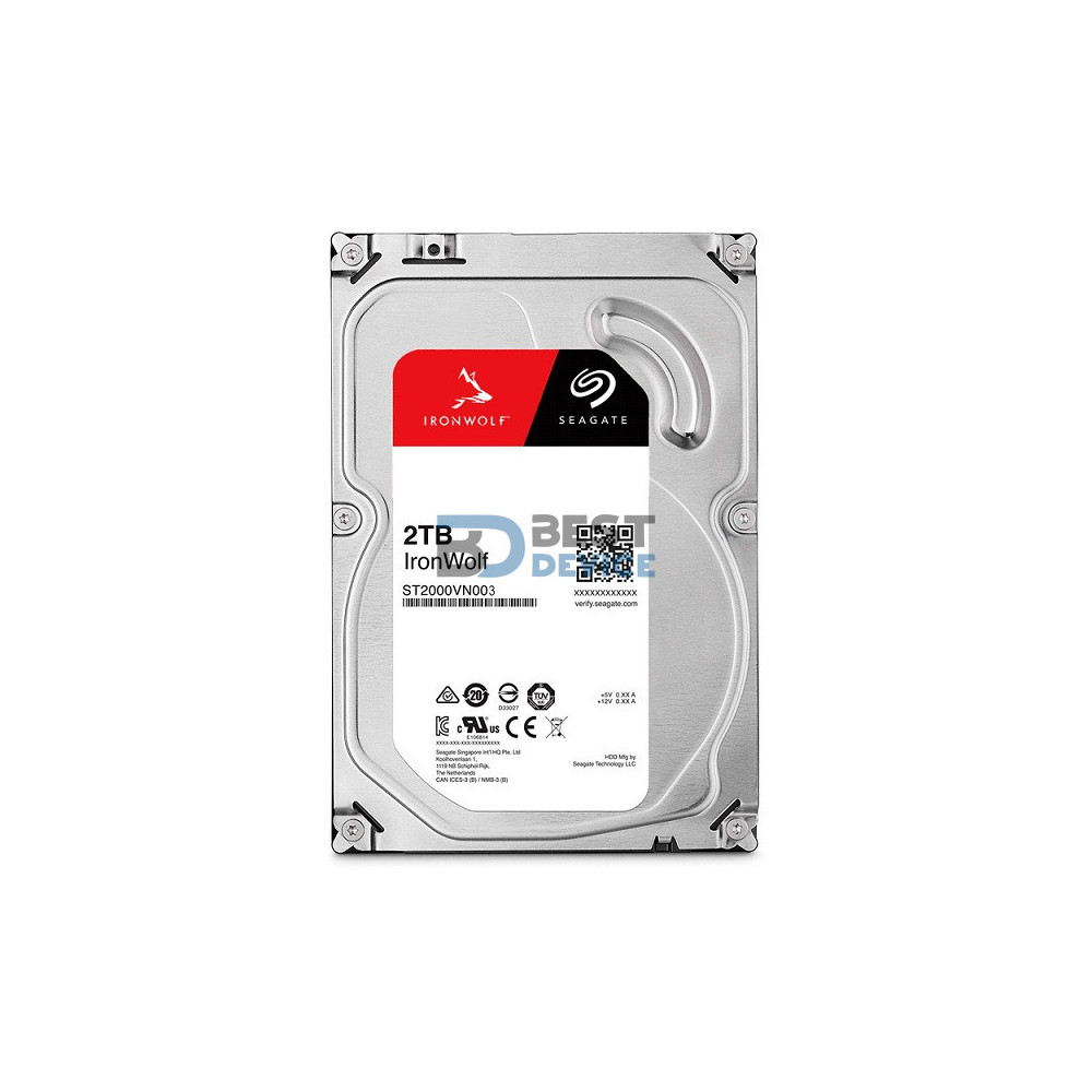 DISCO DURO SEAGATE SATA3 2TB IRONWOLF NAS 5400 64MB ST2000VN003 DISCO DURO SEAGATE SATA3 2TB IRONWOLF NAS 5400 64MB ST2000VN003