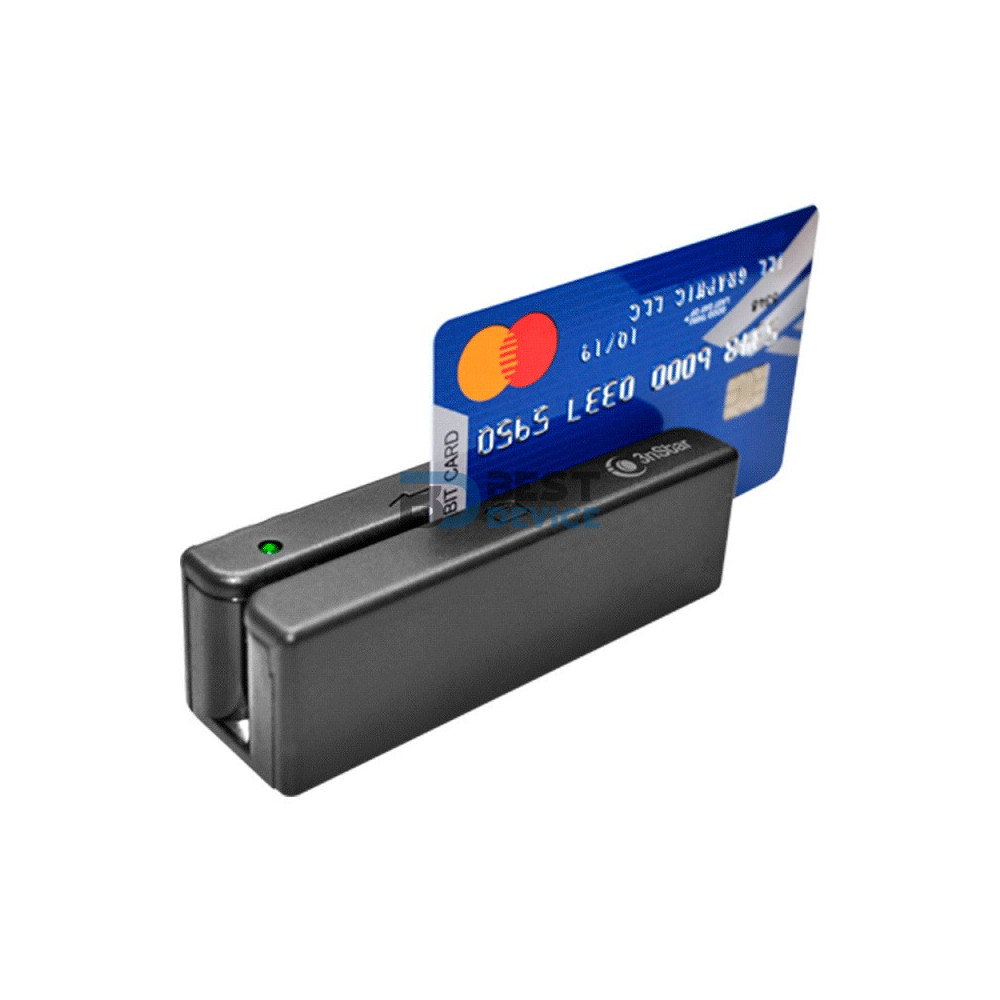 LECTOR TARJETA USB BANDA MAGNETICA BIDIRECCIONAL NEGRO MSR003 3NSTAR LECTOR TARJETA USB BANDA MAGNETICA BIDIRECCIONAL NEGRO MSR003 3NSTAR