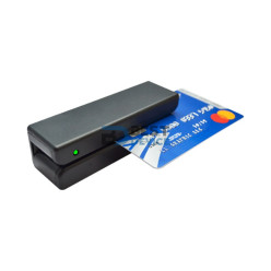 LECTOR TARJETA USB BANDA MAGNETICA BIDIRECCIONAL NEGRO MSR003 3NSTAR