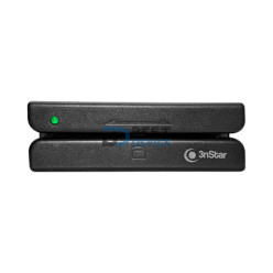 LECTOR TARJETA USB BANDA MAGNETICA BIDIRECCIONAL NEGRO MSR003 3NSTAR