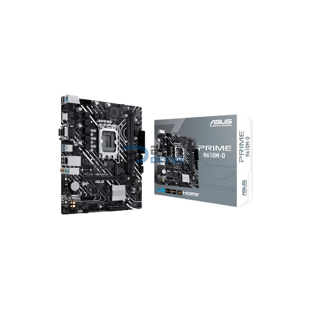 PLACA MADRE ASUS 1700 H610M-D DDR5 PRIME V/S/R/HDMI/M2/COM/USB3.2/MATX PLACA MADRE ASUS 1700 H610M-D DDR5 PRIME V/S/R/HDMI/M2/COM/USB3.2/MATX