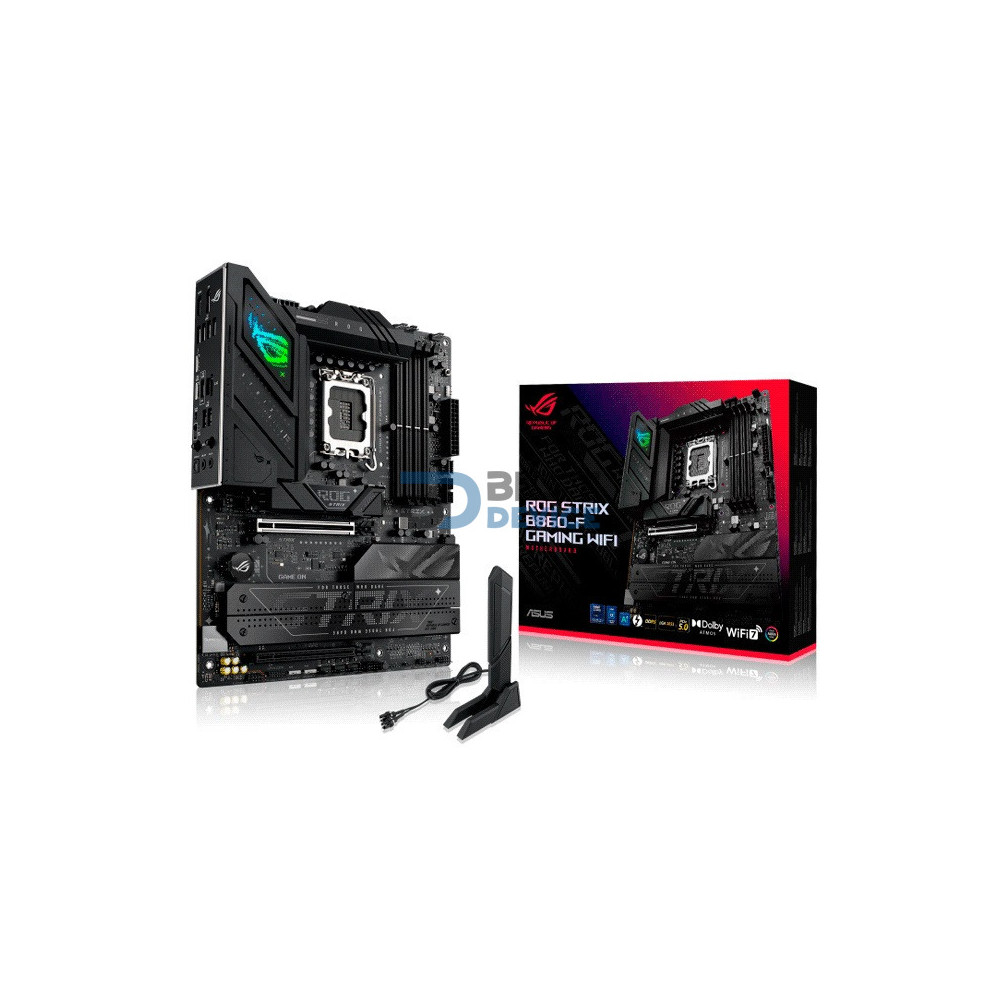 PLACA MADRE ASUS 1851 B860-F ROG STRIX GAMING WIFI DDR5 S/R/HDMI/DP/4M2/ATX PLACA MADRE ASUS 1851 B860-F ROG STRIX GAMING WIFI DDR5 S/R/HDMI/DP/4M2/ATX