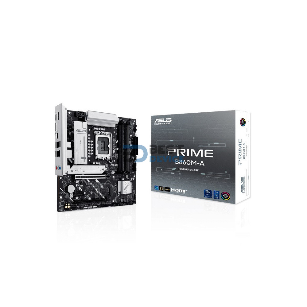 PLACA MADRE ASUS 1851 B860M-A PRIME DDR5 S/R/HDMI/2DP/2M2/MATX PLACA MADRE ASUS 1851 B860M-A PRIME DDR5 S/R/HDMI/2DP/2M2/MATX