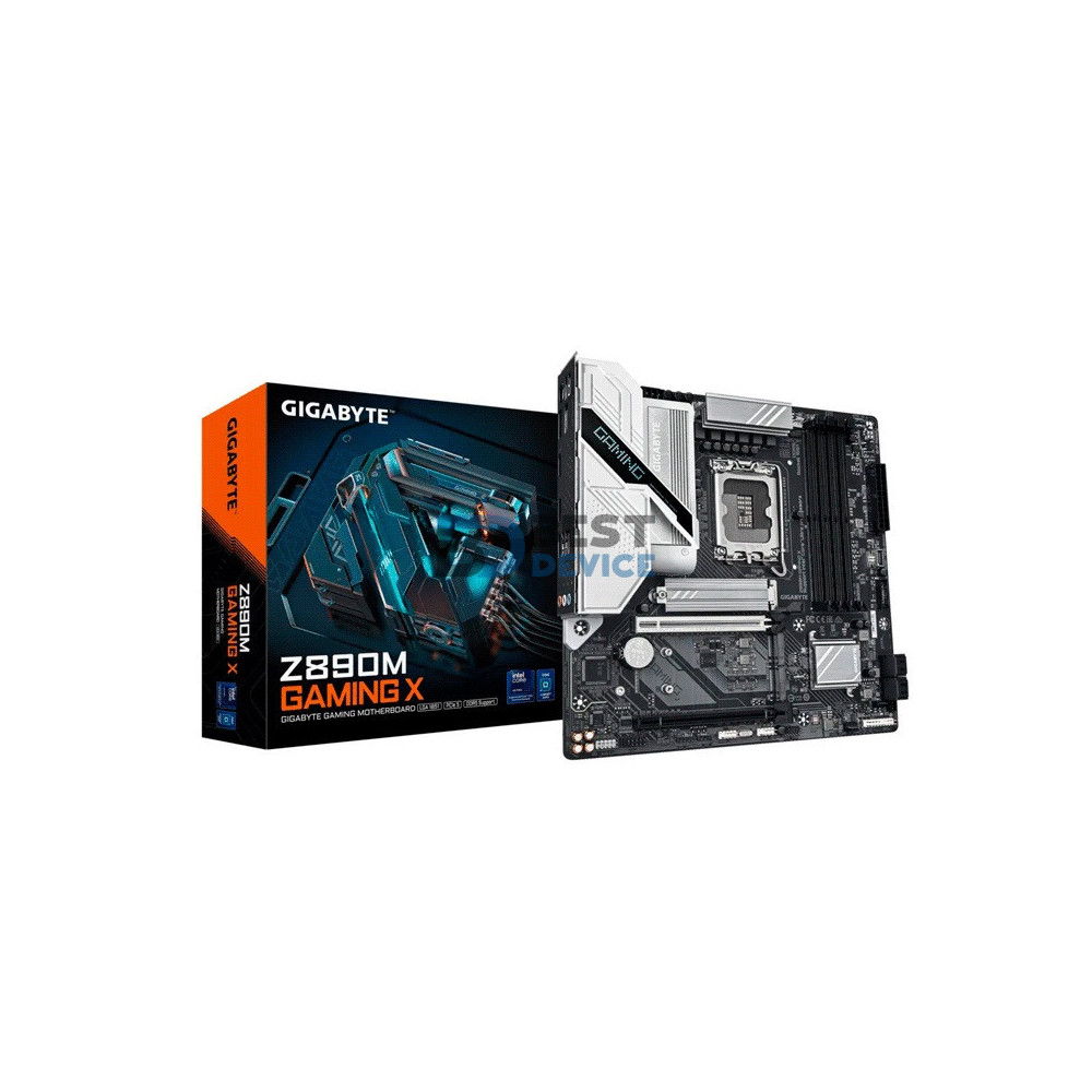 PLACA MADRE GIGABYTE 1851 Z890M GAMING X DDR5 S/R/HDMI/2DP/3M2/USB3.2/MATX PLACA MADRE GIGABYTE 1851 Z890M GAMING X DDR5 S/R/HDMI/2DP/3M2/USB3.2/MATX