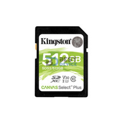 MEMORIA KINGSTON SD 512GB SDS2/512GB 100 CANVAS SELECT PLUS SDXC CLASS 10