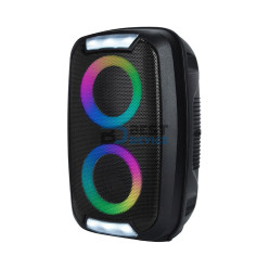 PARLANTE MULTI 250W NEON 2 DOUBLE 4" BT/AUX/SD/USB/FM/LED/BAT SP400