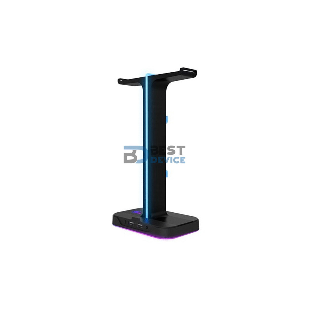 SOPORTE PARA AURICULAR XTECH XTH-690 YUREI RGB/2USB/NEGRO SOPORTE PARA AURICULAR XTECH XTH-690 YUREI RGB/2USB/NEGRO