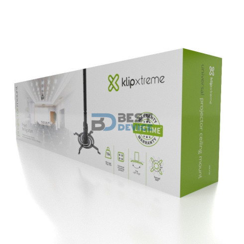 SOPORTE KLIP XTREME PARA PROYECTOR 15KG KPM-610B INCL/GIR 360/TEC/NEG