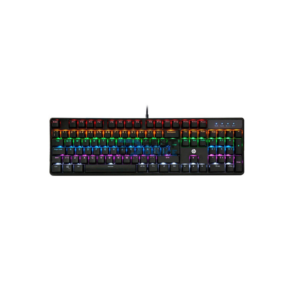 TECLADO USB GAMER HP GK320 MEC/LED/ESP/NEG TECLADO USB GAMER HP GK320 MEC/LED/ESP/NEG