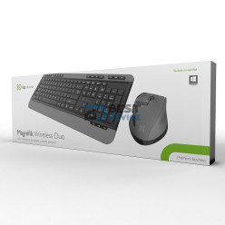 TECLADO+MOUSE KLIP XTREME WIR KBK-520 MAGNIFIK WIRELESS DUO ESP/NEG
