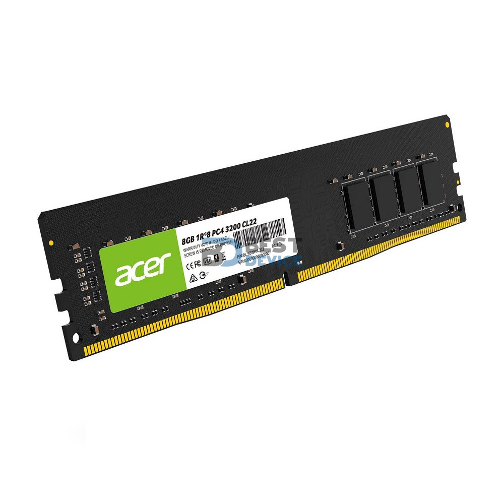 MEMORIA RAM ACER DDR4 8GB 3200 MHZ MEMORIA RAM ACER DDR4 8GB 3200 MHZ