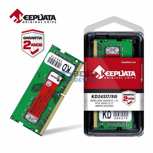 MEMORIA RAM PARA NOTEBOOK DDR4 KEEPDATA 8GB 2400 MHZ