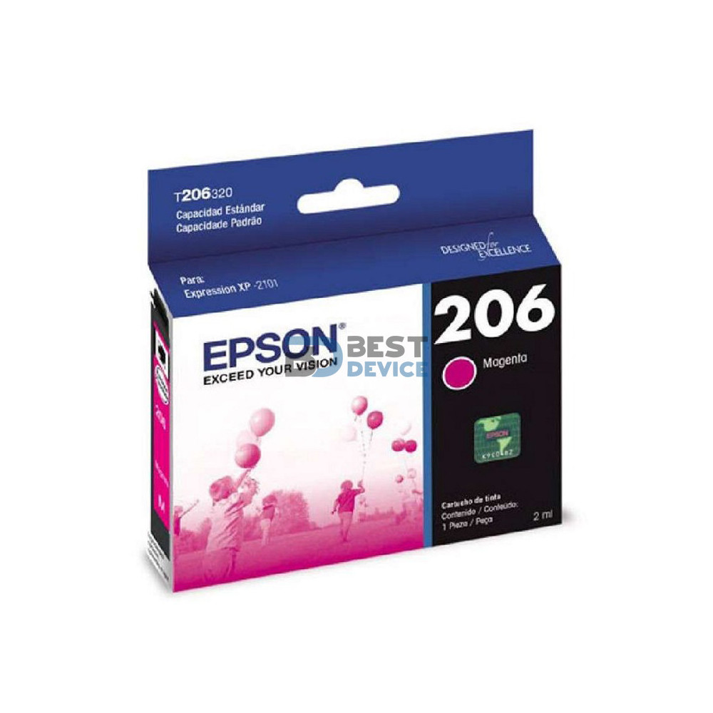 TINTA EPSON T206320-AL MAGENTA XP-2101 TINTA EPSON T206320-AL MAGENTA XP-2101