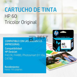 TINTA HP C643WL 60 COLOR