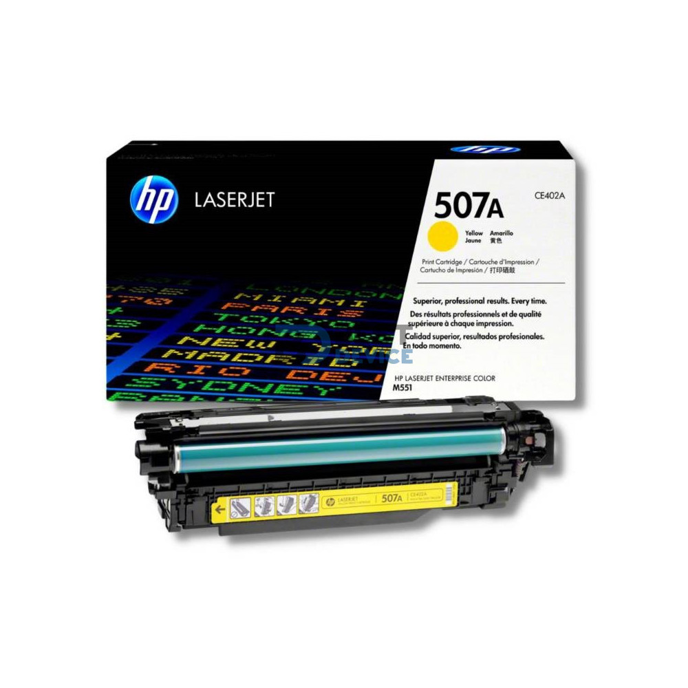 TONER HP CE402A 507A AMARILLO TONER HP CE402A 507A AMARILLO