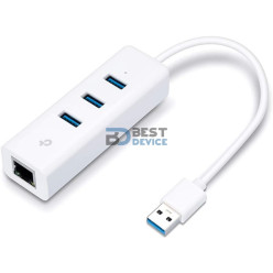 ADAPTADOR TP-LINK USB G-LAN UE330 3 PUERTOS