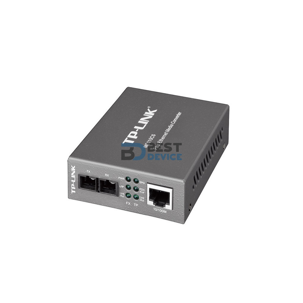 TP-LINK MC110CS 10/100MB MEDIA CONVERTER TP-LINK MC110CS 10/100MB MEDIA CONVERTER