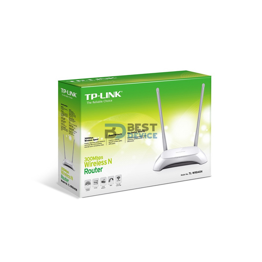 ROUTER TP-LINK W TL-WR840N 300MBPS ROUTER TP-LINK W TL-WR840N 300MBPS