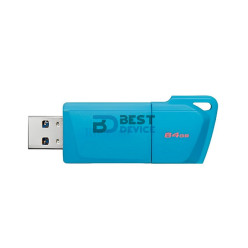 PENDRIVE KINGSTON 64GB KC-U2L64-7LB DATATRAVELER EXODIA M AZUL