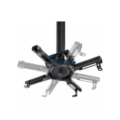 SOPORTE PARA PROYECTOR FTX FTX-20-02L NEGRO PARA MONTAJE EN TECHO