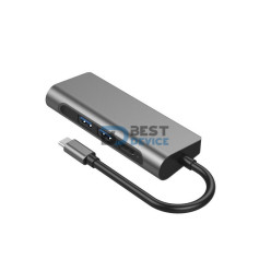 ADAPTADOR SATE USB TIPO C 7 EN 1 A-HUBC53