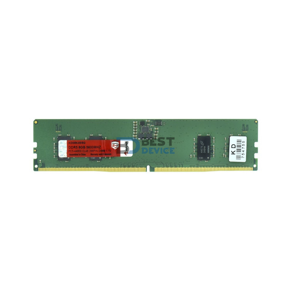 MEMORIA RAM KEEPDATA DDR5 8GB 5600MHZ KD56N46/8G MEMORIA RAM KEEPDATA DDR5 8GB 5600MHZ KD56N46/8G