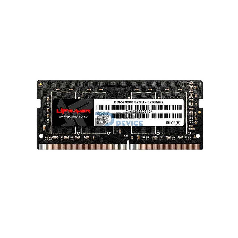 MEMORIA RAM PARA NOTEBOOK DDR4 UP GAMER 32GB 3200 MHZ MEMORIA RAM PARA NOTEBOOK DDR4 UP GAMER 32GB 3200 MHZ