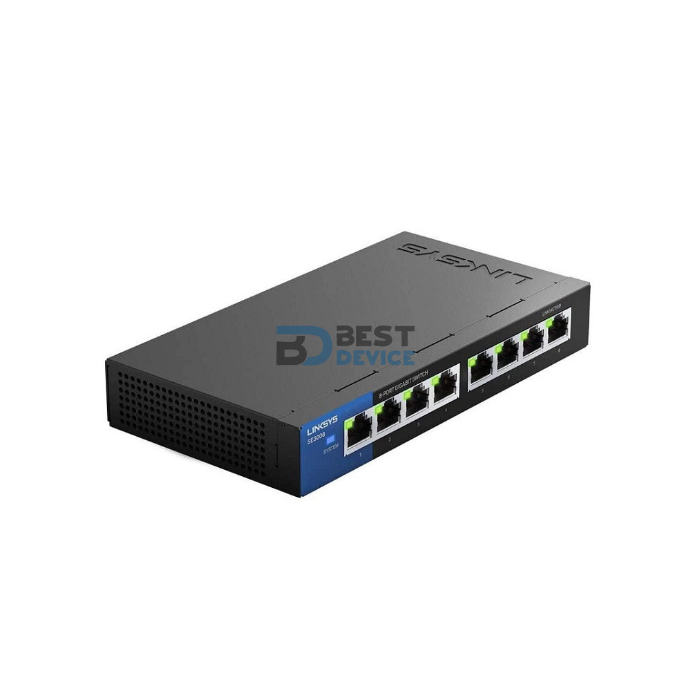 SWITCH LINKSYS SE3008 8-PORT ETHERNET SWITCH LINKSYS SE3008 8-PORT ETHERNET