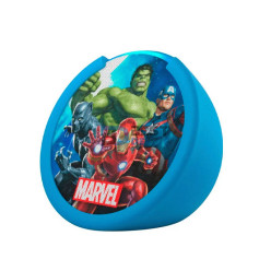 PARLANTE INTELIGENTE AMAZON ECHO POP EDICION AVENGERS BT/WIFI AZUL 989903