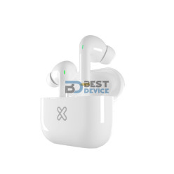 AURICULAR KLIP XTREME EARPHONE KTE-050WH TUNEFIBUDS BT/MIC/TWS/TOUCH/IPX6/BLAN