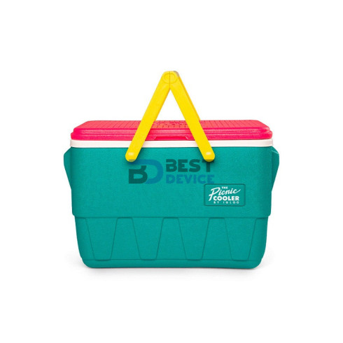 CONSERVADORA IGLOO 23L PICNIC RETRO BK JADE 2P 50X33X33CM 48537