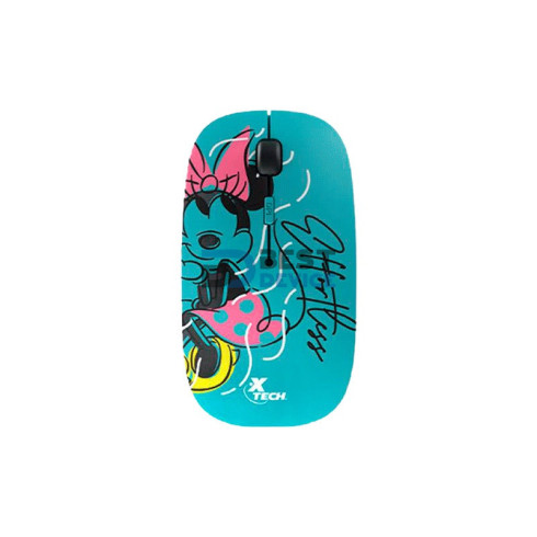 MOUSE XTECH WIR XTM-D340MM MINNIE MOUSE 1600DPI/4 BOT/TURQ MOUSE XTECH WIR XTM-D340MM MINNIE MOUSE 1600DPI/4 BOT/TURQ