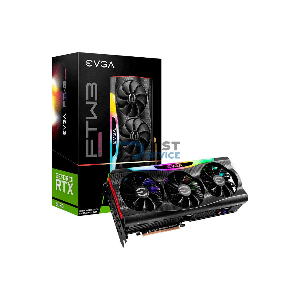 TARJETA GRÁFICA EVGA RTX3090 FTW3 ULTRA GAMING 24GB DDR6X 24G-P5-3987-KR LED ARG TARJETA GRÁFICA EVGA RTX3090 FTW3 ULTRA GAMING 24GB DDR6X 24G-P5-3987-KR LED ARG