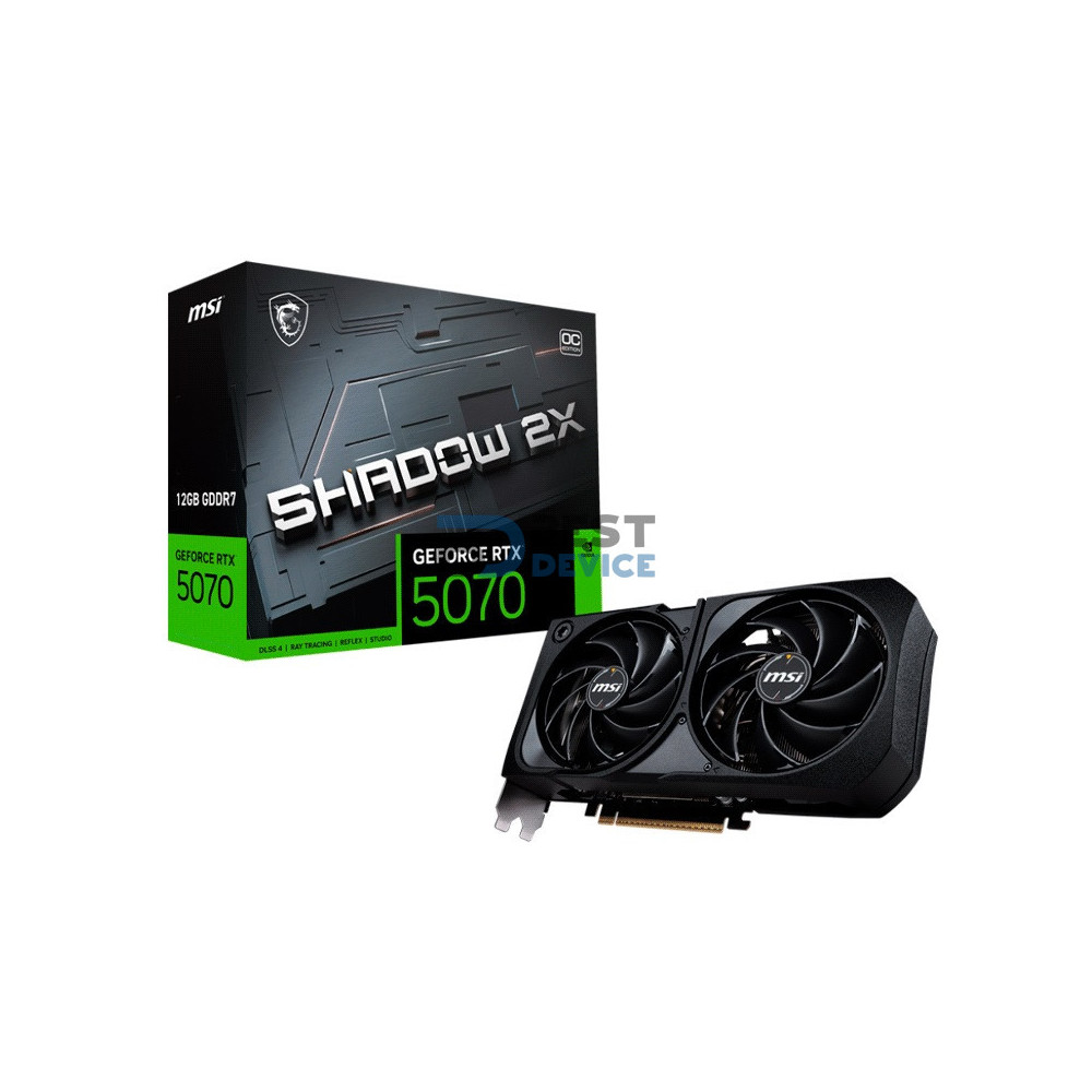 TARJETA GRÁFICA MSI RTX5070 12G SHADOW 2X OC GDDR7 912-V532-011 TARJETA GRÁFICA MSI RTX5070 12G SHADOW 2X OC GDDR7 912-V532-011