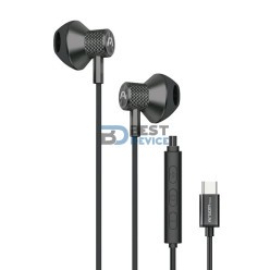 AURICULAR ARGOMTECH ARG-HS-2032BK TIPO-C MIC NEGRO
