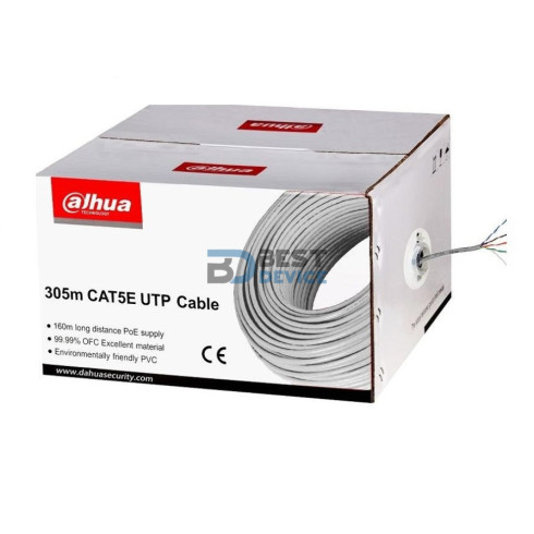 CABLE UTP CAT5EU DAHUA DH-PFM920I-5EU-U CABLE UTP CAT5EU DAHUA DH-PFM920I-5EU-U