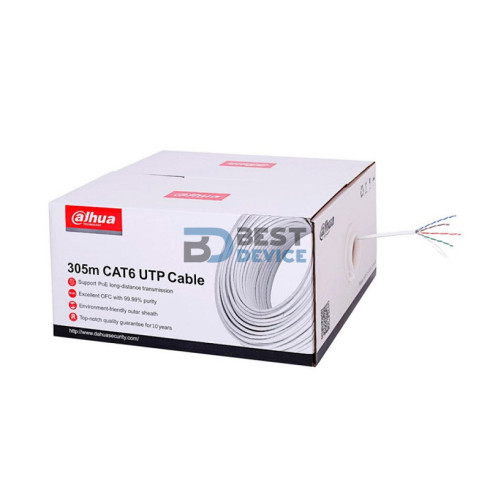 CABLE UTP CAT6U DAHUA DH-PFM920I-6U-C 100M CABLE UTP CAT6U DAHUA DH-PFM920I-6U-C 100M