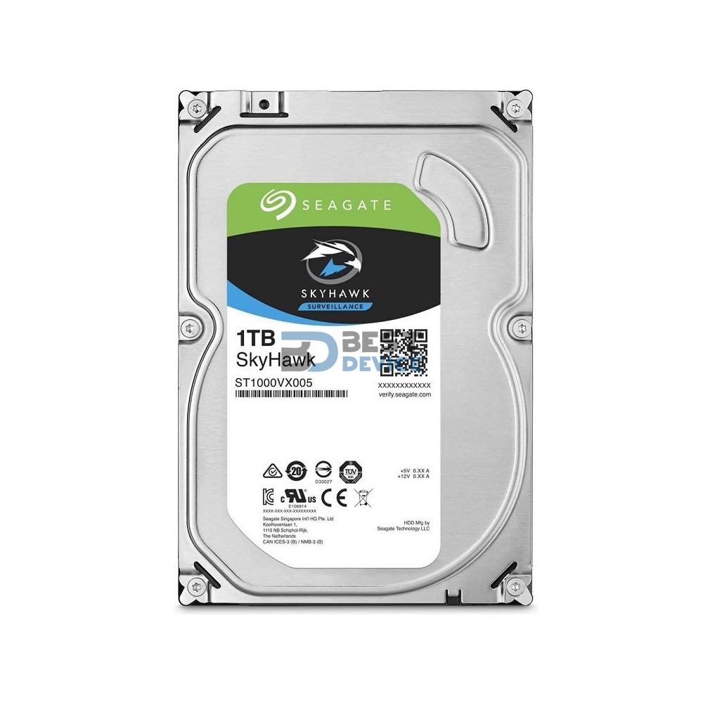 DISCO DURO SEAGATE 1 TB 5900 SURVEILLANCE 64MB