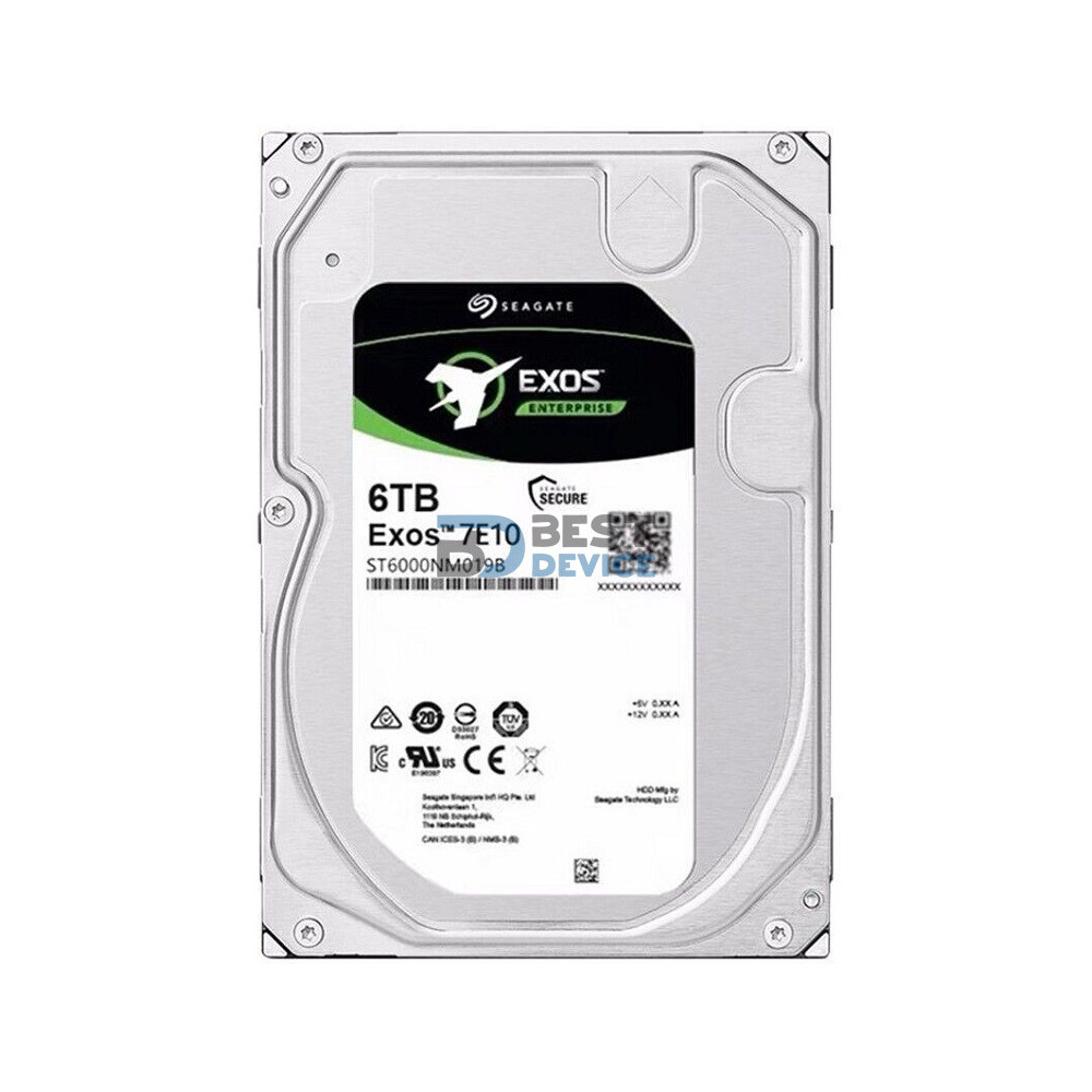 DISCO DURO SEAGATE 6 TB 7200 256MB ENTER EXOS DISCO DURO SEAGATE 6 TB 7200 256MB ENTER EXOS