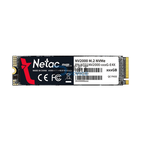 SSD NETAC 1 TB NV2000 M.2 NVME SSD NETAC 1 TB NV2000 M.2 NVME