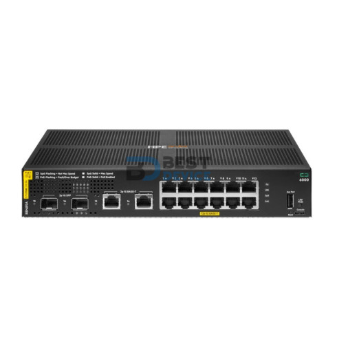 SWITCH HPE ARUBA 6000 12G POE 2SFP 139W (R8N89A)