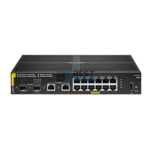 SWITCH HPE ARUBA 6100 12G CL4 2SFP+139W (JL679A) SWITCH HPE ARUBA 6100 12G CL4 2SFP+139W (JL679A)