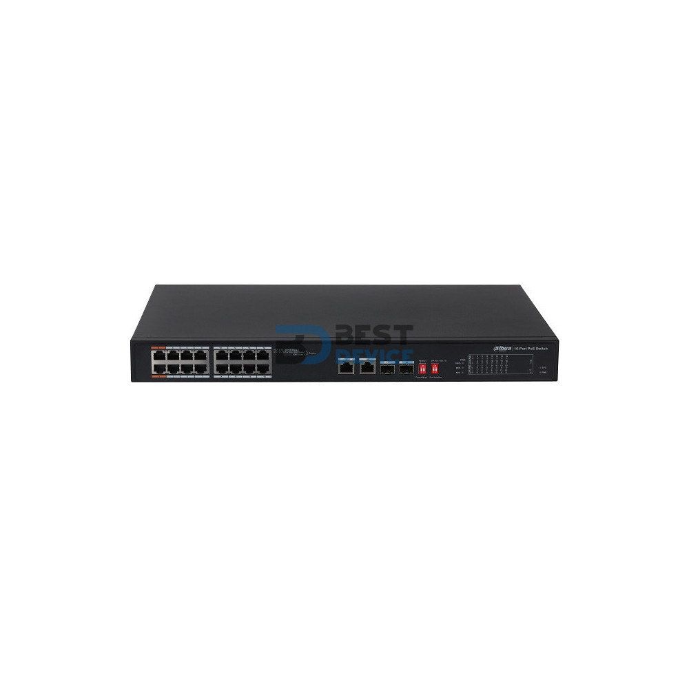 SWITCH DAHUA PFS3218-16ET 16 PTOS PoE SWITCH DAHUA PFS3218-16ET 16 PTOS PoE
