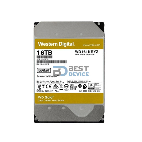 DISCO DURO WESTERN DIGITAL 16 TB GOLD ENTERPRISE 7200 512MB WD161KRYZ  DISCO DURO WESTERN DIGITAL 16 TB GOLD ENTERPRISE 7200 512MB WD161KRYZ