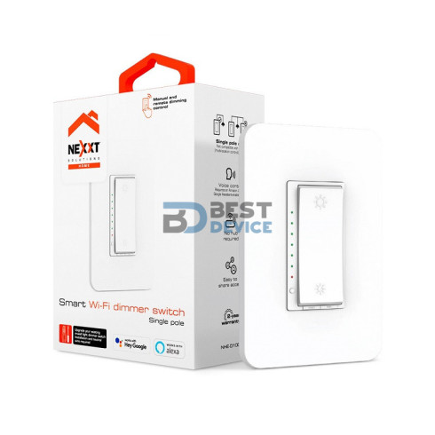 IOT NEXXT DIMMER SWITCH 15A/MONOPOLAR/BIVOLT NHE-D100 IOT NEXXT DIMMER SWITCH 15A/MONOPOLAR/BIVOLT NHE-D100