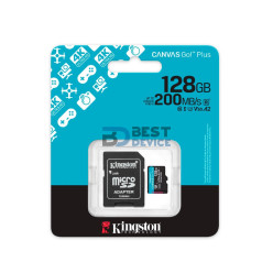 MEMORIA KINGSTON MICRO SD 128GB SDCG4/128GB CANVAS GO PLUS CON ADAPTADOR