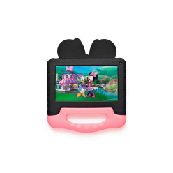 TABLET KID MULTI NB628 QC/64GB/4G/7"/NEG/ROSA MINNIE
