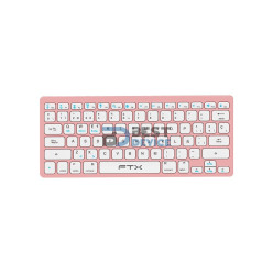 TECLADO BT FTXB1000 ULTRA SLIM ESP/ROSA